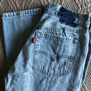 Levi’s altered 501 skinny jeans